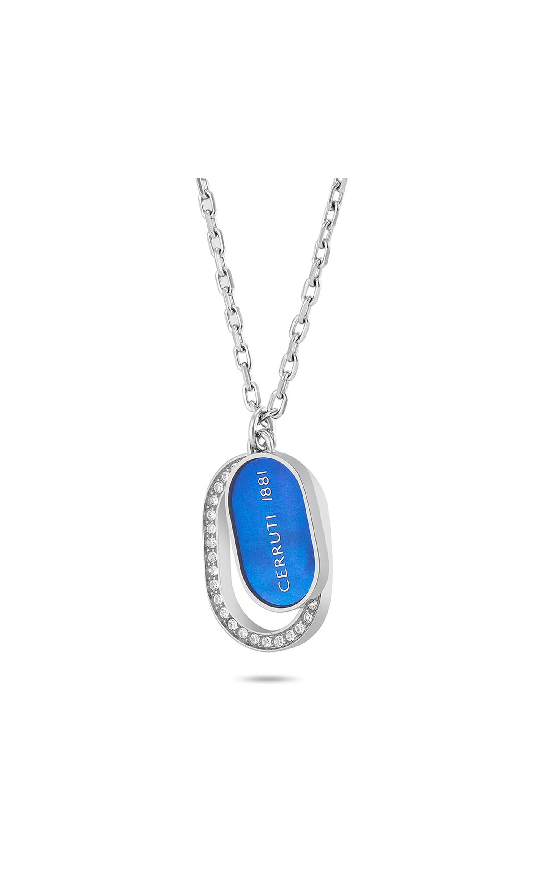 Cerruti 1881 Aosta Stainless Steel Pendant Necklace for Women