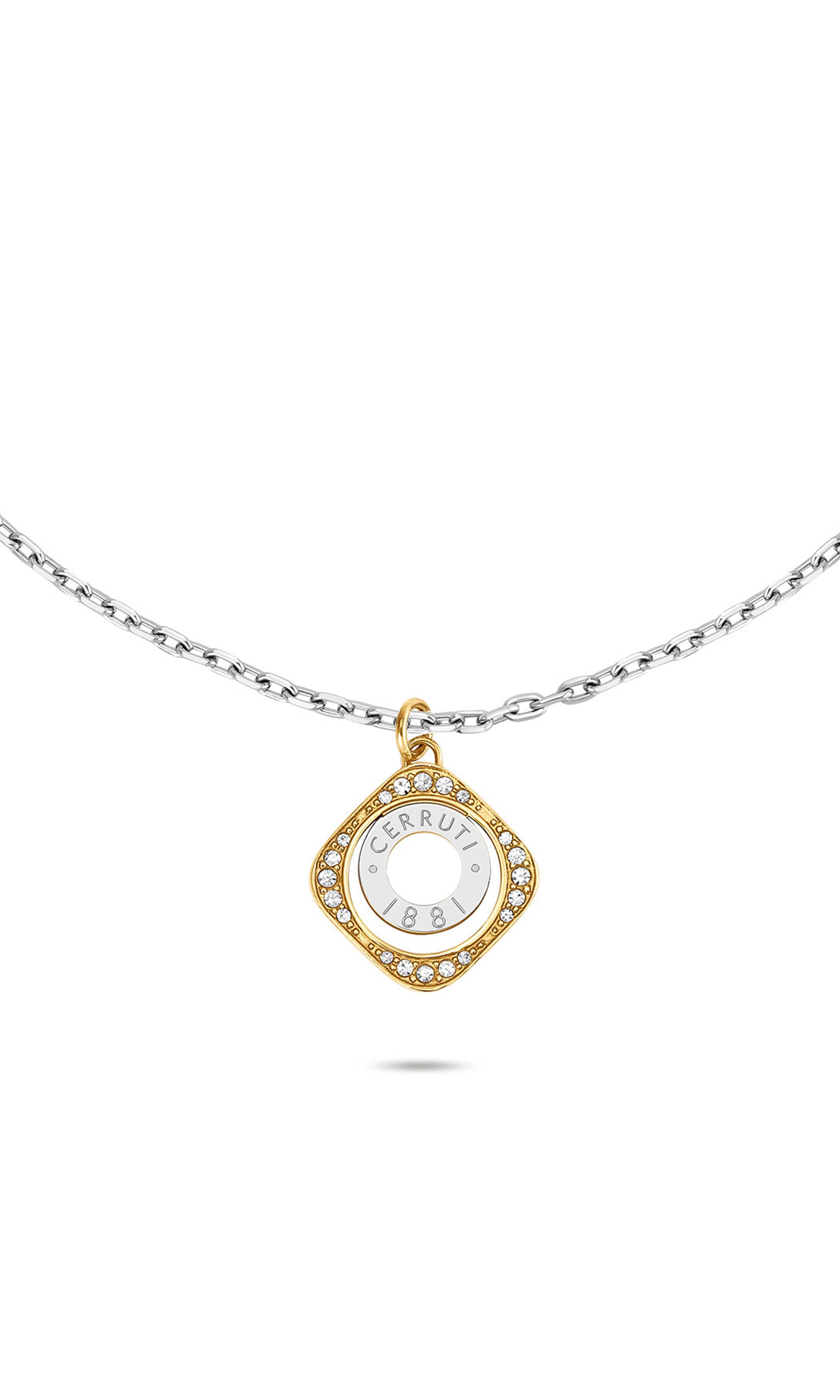 Cerruti 1881 Leadri Stainless Steel Pendant Necklace for Women