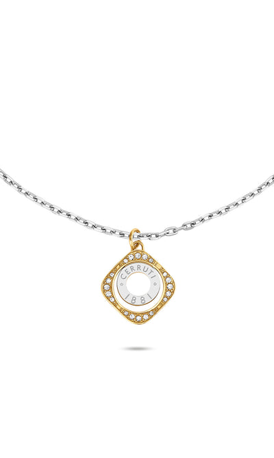 Cerruti 1881 Leadri Stainless Steel Pendant Necklace for Women