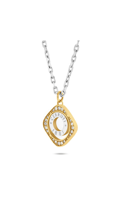 Cerruti 1881 Leadri Stainless Steel Pendant Necklace for Women