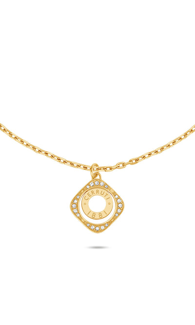 Cerruti 1881 Leadri Stainless Steel Pendant Necklace for Women