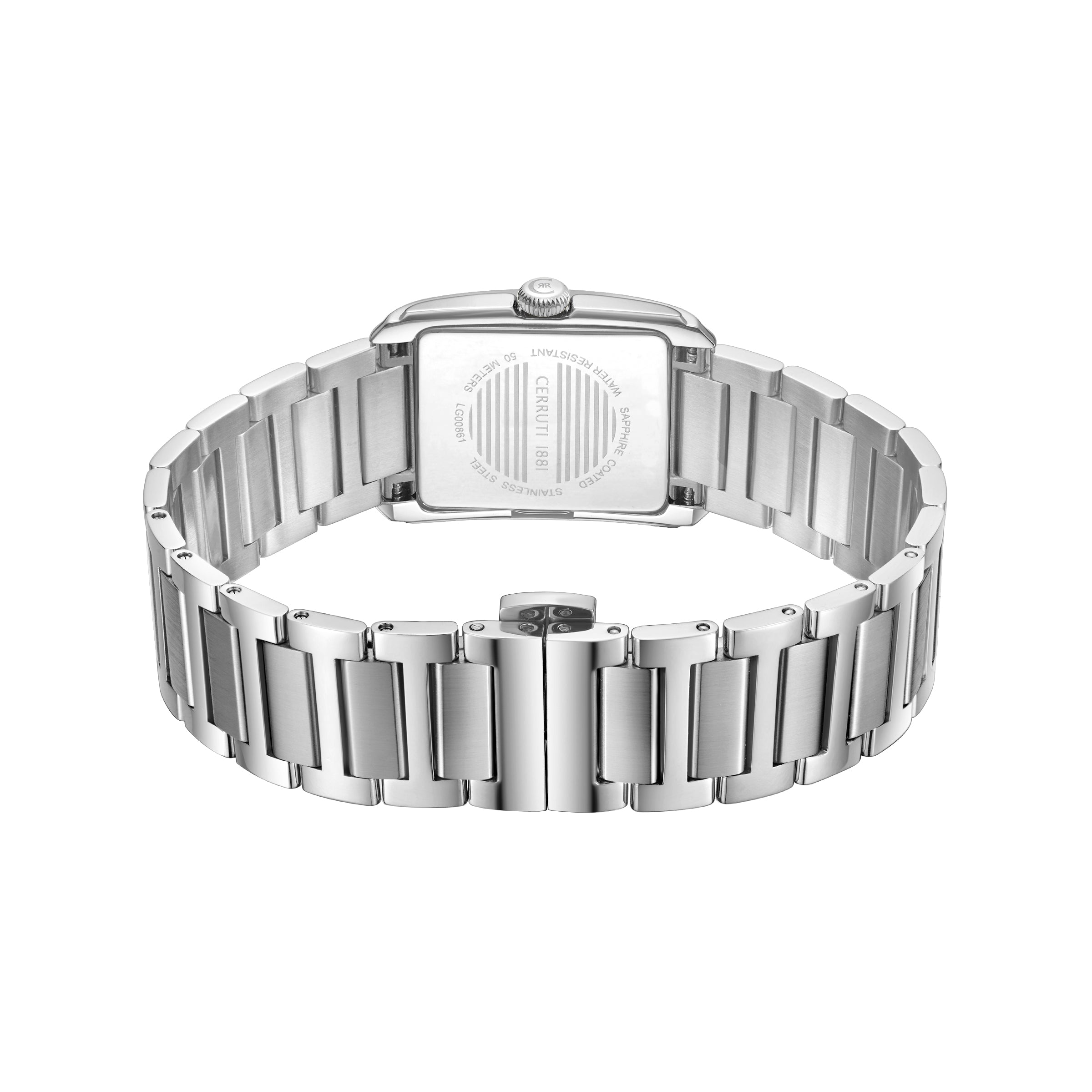 Cerruti 1881 Rendena Stainless Steel Bracelet Analog Watch for Women, 24.5mm