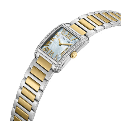 Cerruti 1881 Rendena Stainless Steel Bracelet Analog Watch for Women, 24.5mm