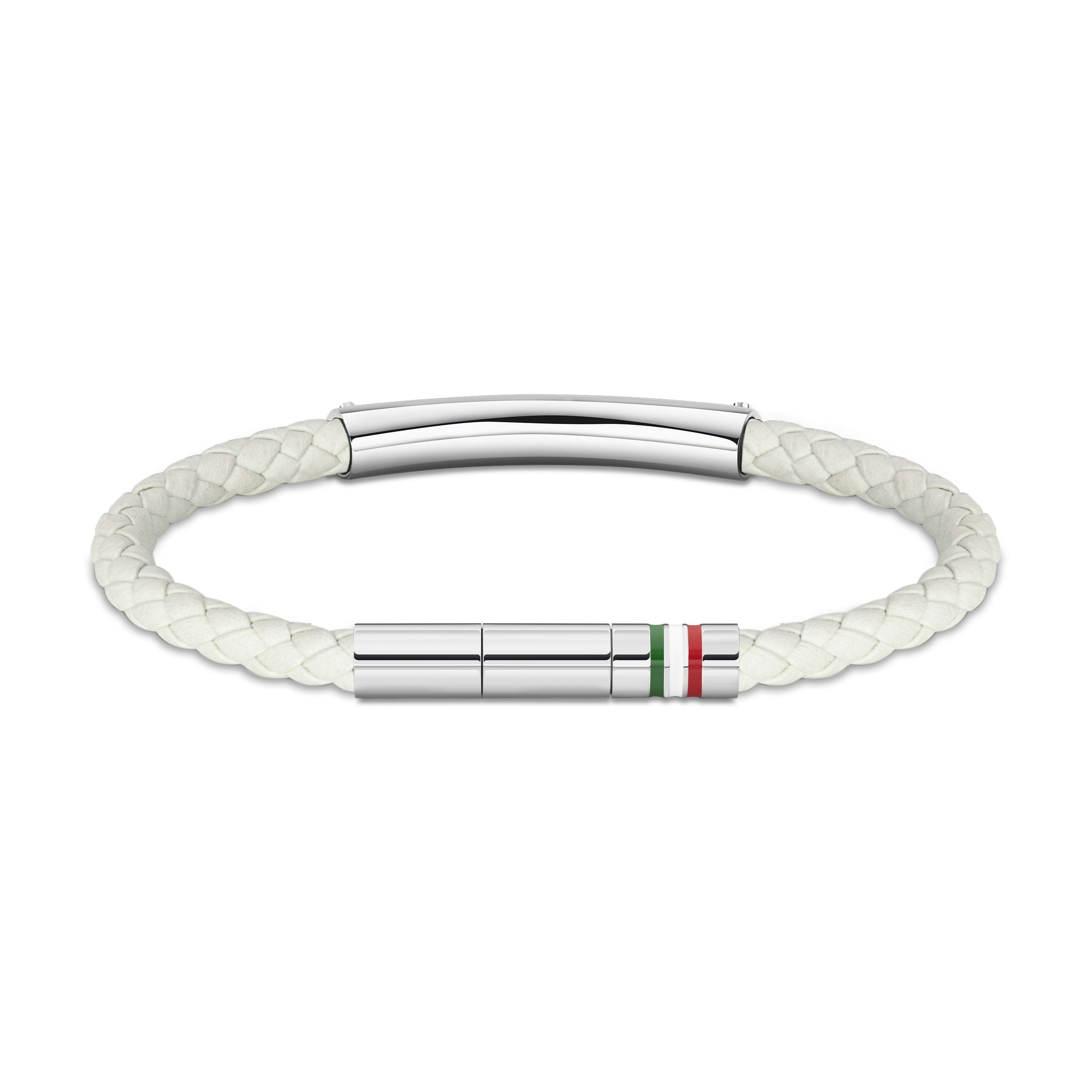 Ducati Vittoria Braided Leather Bracelet for Men