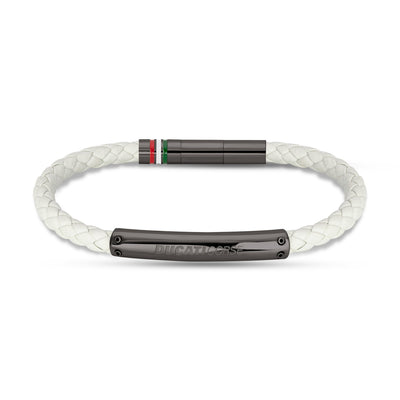 Vittoria Braided Leather Bracelet for Men