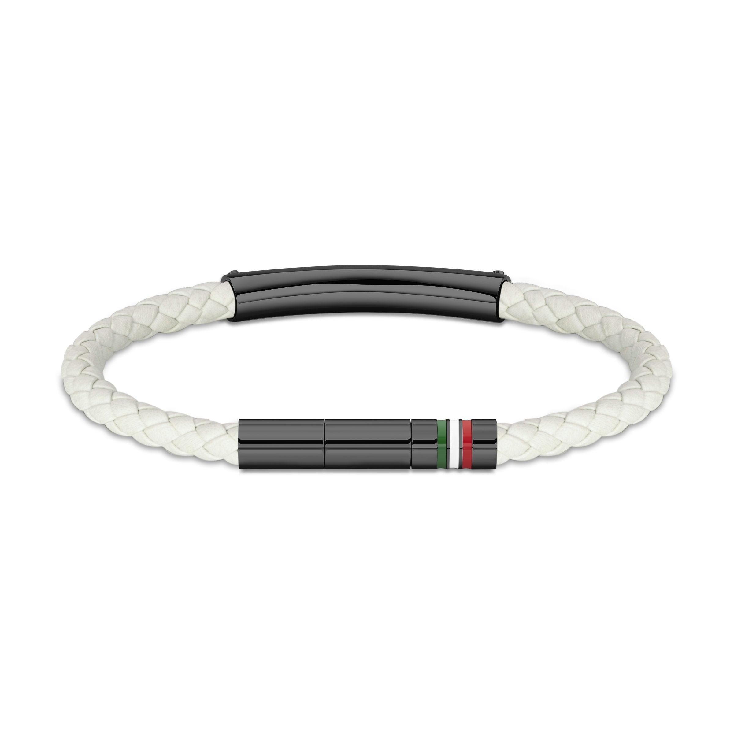 Vittoria Braided Leather Bracelet for Men