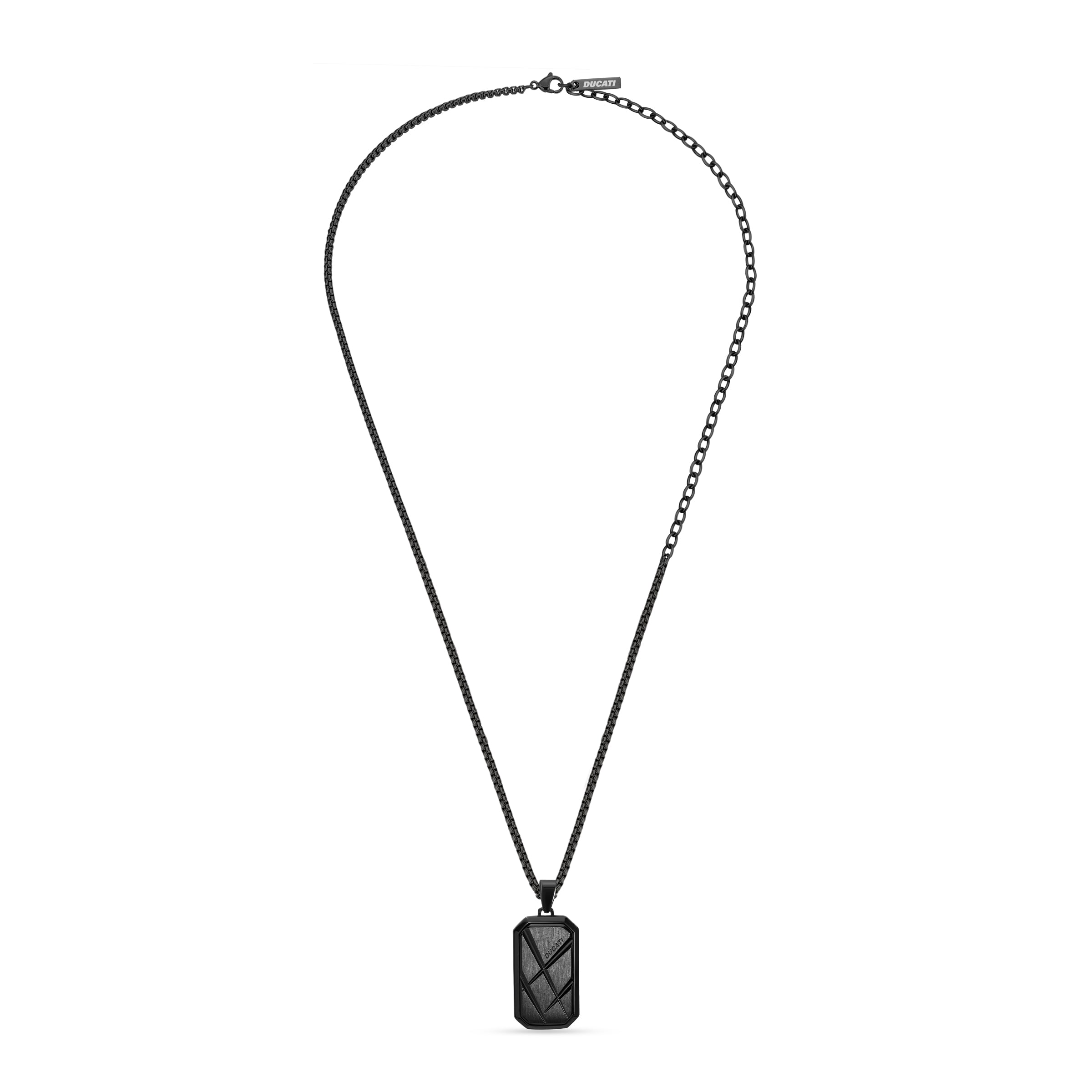 Ducati Pista Stainless Steel Pendant Necklace for Men