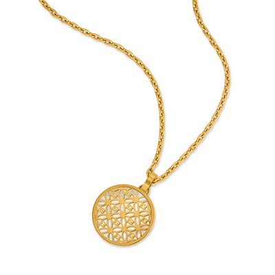 Hind Gold Plated Pendant Necklace for Women