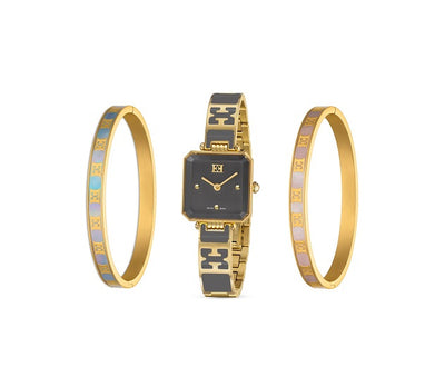 Ava Women's Analog Watch Gift Set