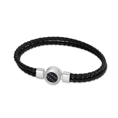 Olivier Braided Leather Bracelet for Men