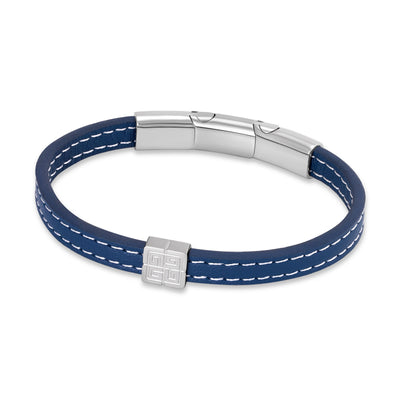 Charlie Flat Leather Bracelet for Men