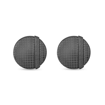 Alex.2 Stainless Steel Round Cufflinks for Men
