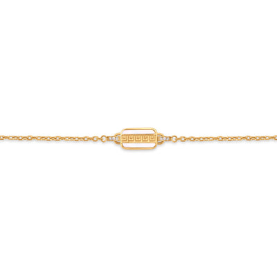 Nina Yellow Gold Plated Stainless Steel Chain Bracelet for Women