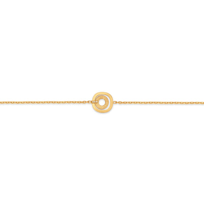 Kim Yellow Gold Plated Stainless Steel Chain Bracelet for Women