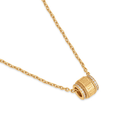 Guy Laroche Eleonore Gold Plated Stainless Steel Pendant Necklace for Women