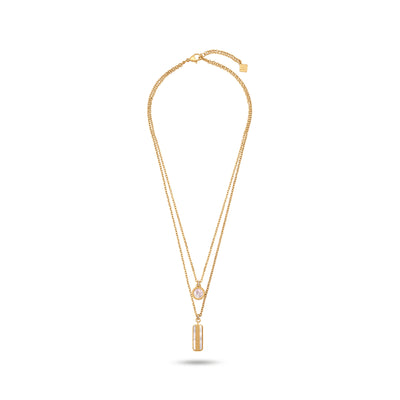 Guy Laroche Nina Gold Plated Stainless Steel Pendant Necklace for Women
