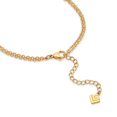 Guy Laroche Nina Gold Plated Stainless Steel Pendant Necklace for Women