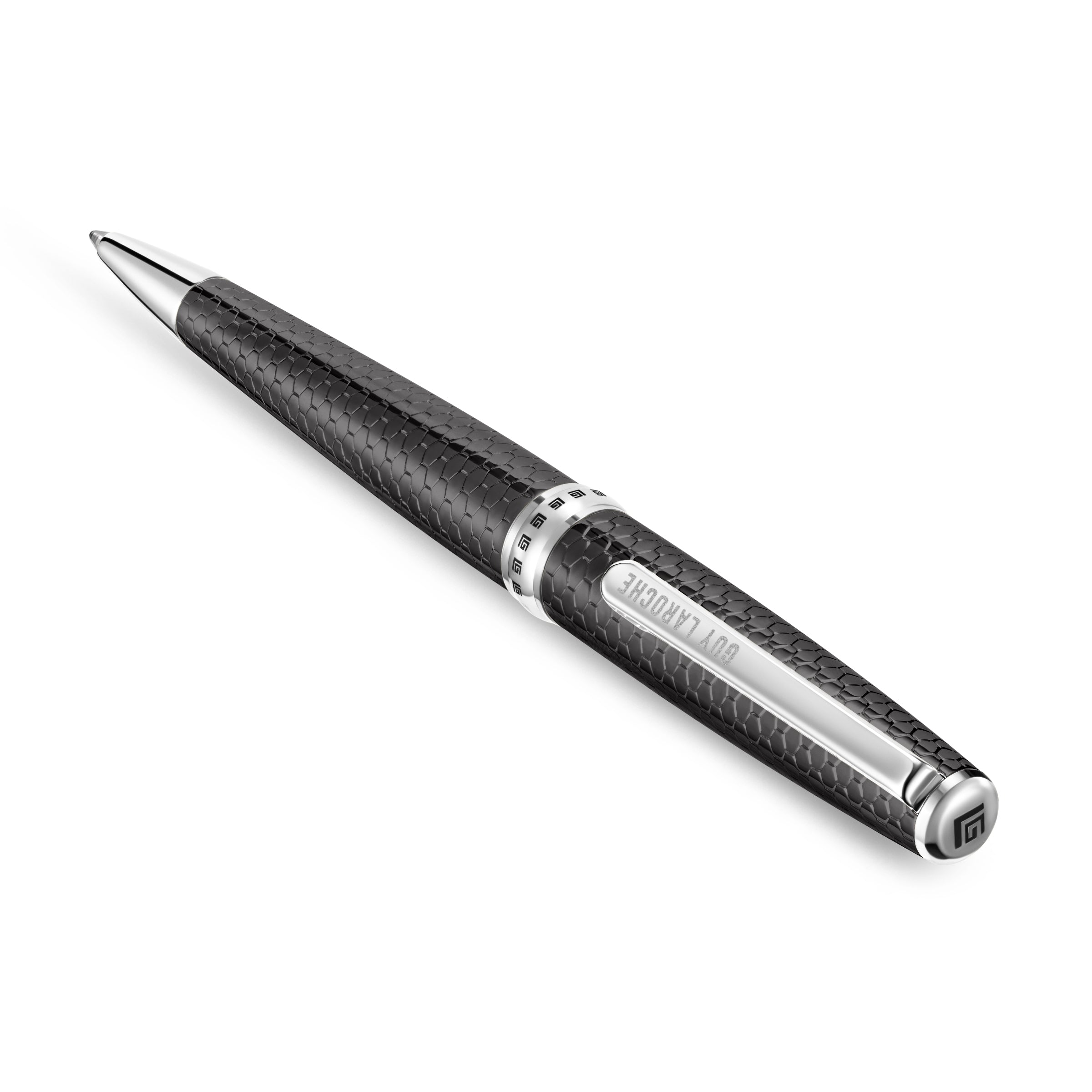 Guy Laroche Romeo Twist Ballpoint Pen, Blue Ink