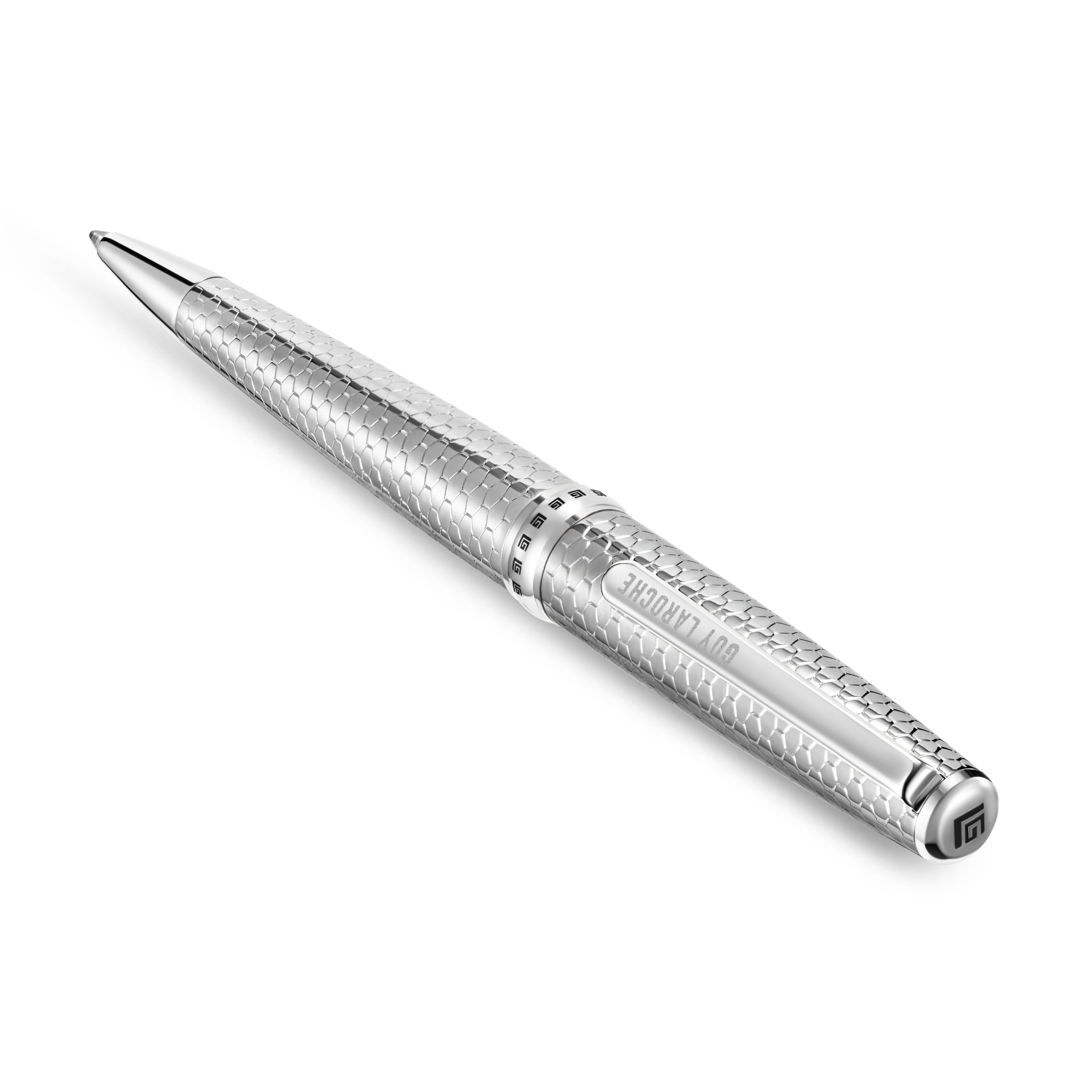 Guy Laroche Romeo Twist Ballpoint Pen, Blue Ink
