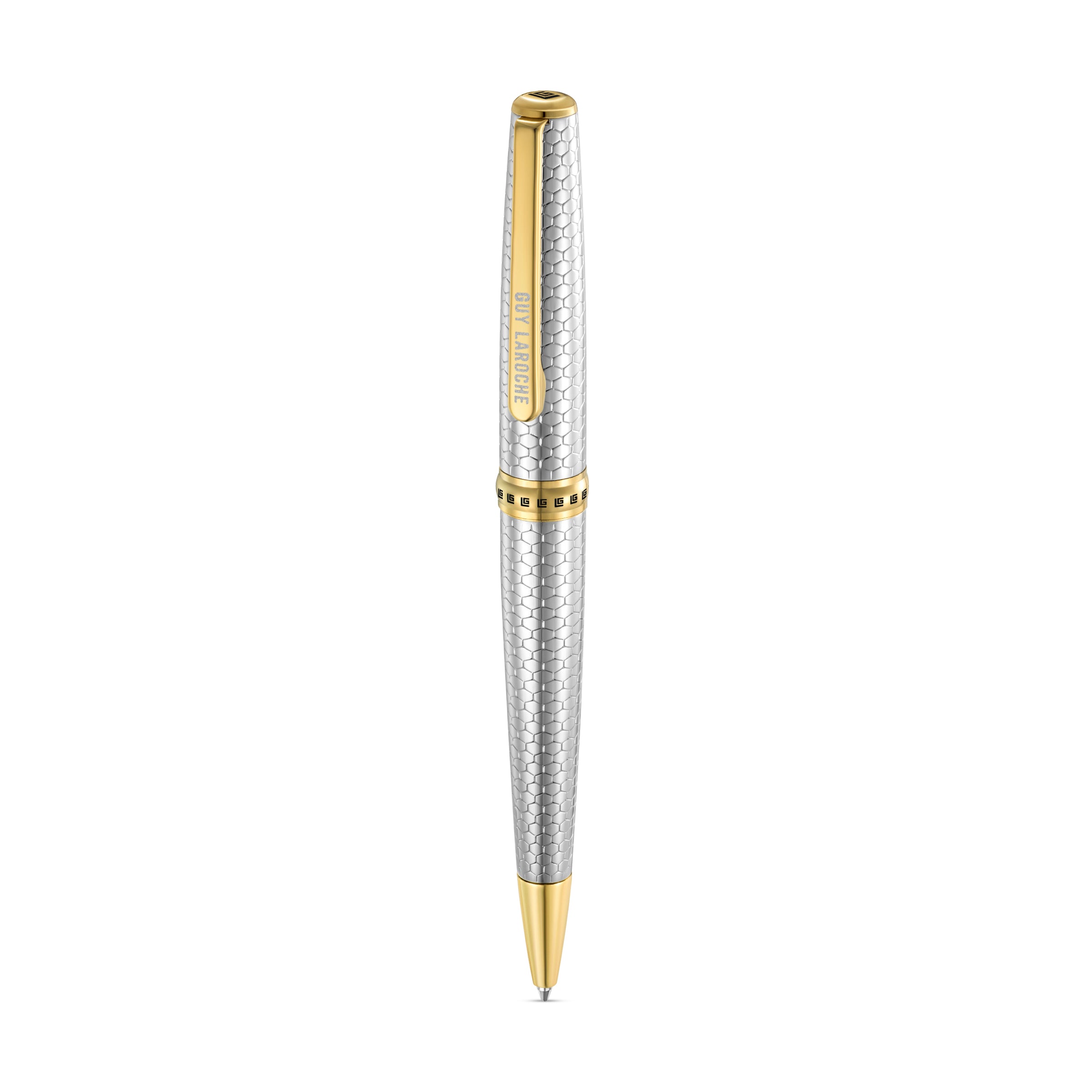 Guy Laroche Romeo Twist Ballpoint Pen, Blue Ink