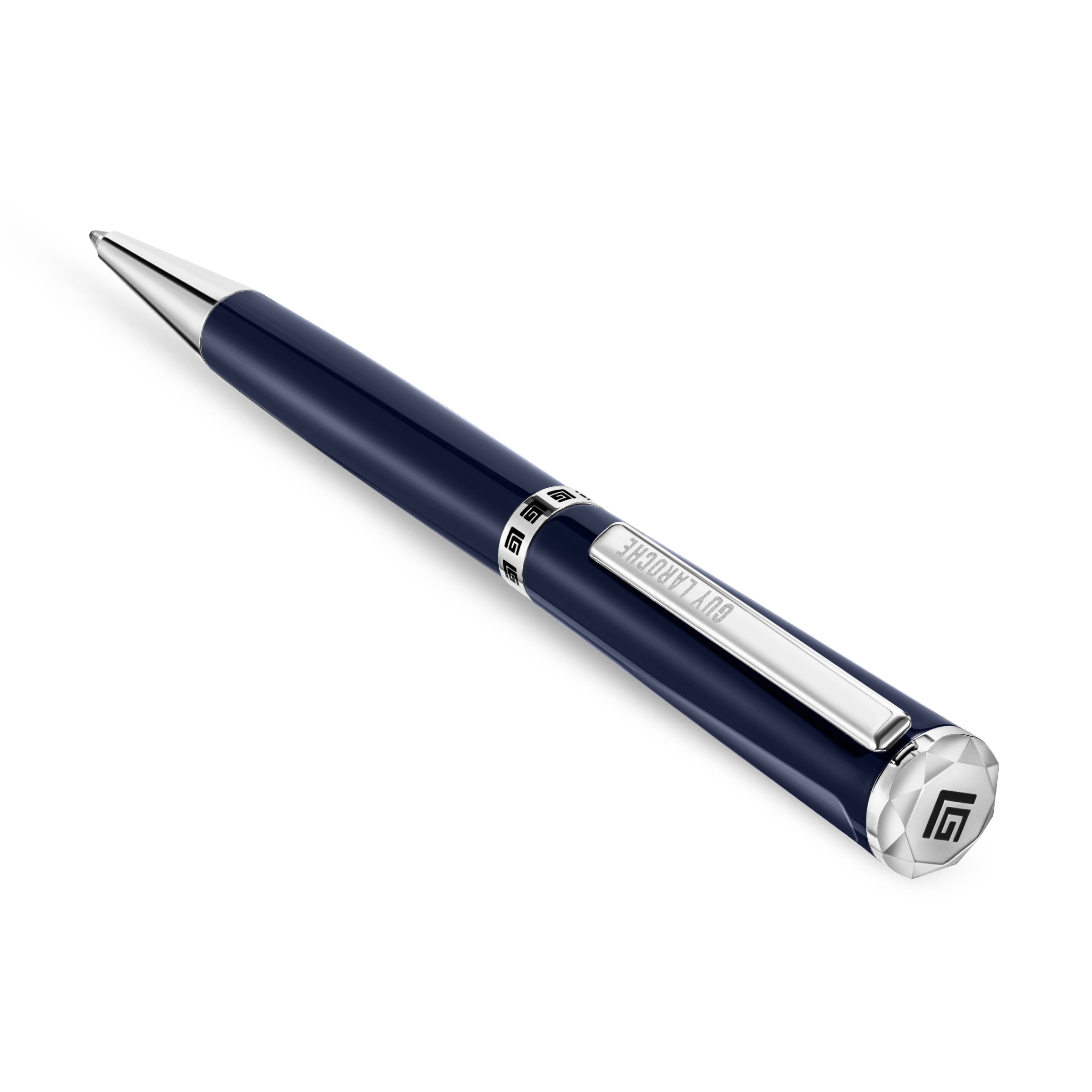 Guy Laroche Vincent Twist Ballpoint Pen, Blue Ink