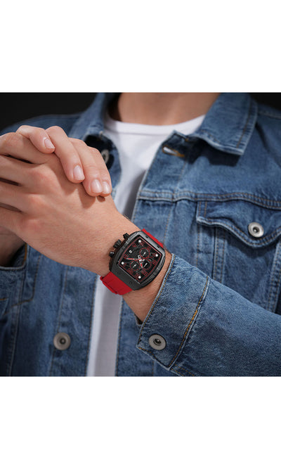 Police Coswig Silicone Strap Chronograph Watch 46mm
