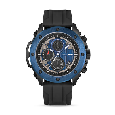Police Clout Orb Silicone Strap Chronograph Watch 50.4mm