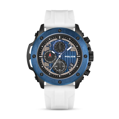 Police Clout Orb Silicone Strap Chronograph Watch 50.4mm