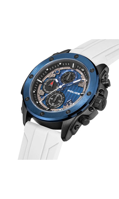 Police Clout Orb Silicone Strap Chronograph Watch 50.4mm