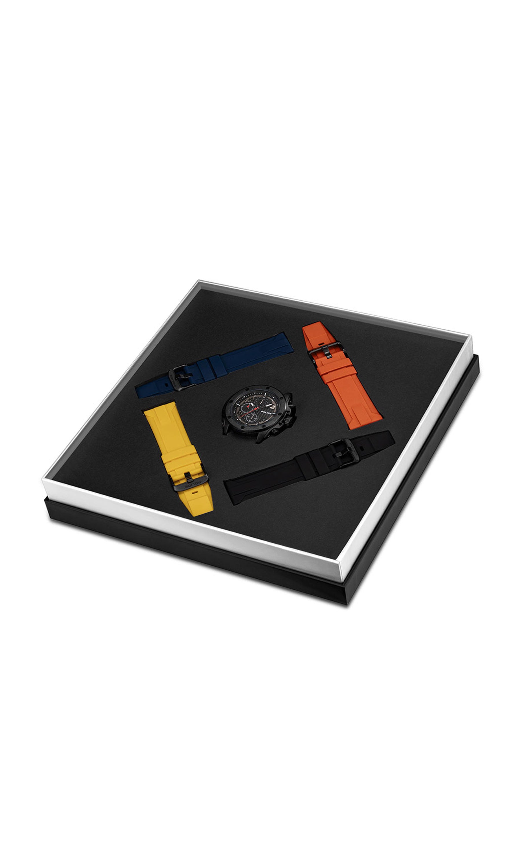 Police Clout Orb Silicone Strap Chronograph Watch 50.4mm