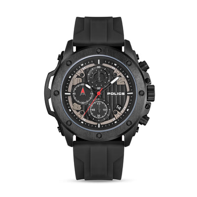 Police Clout Orb Silicone Strap Chronograph Watch 50.4mm