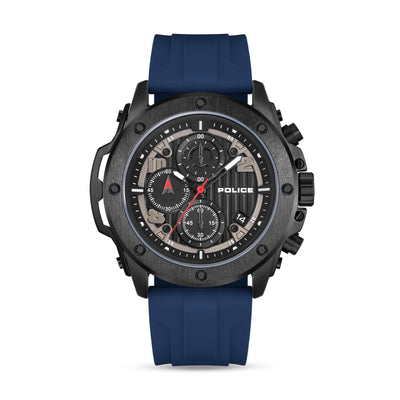 Police Clout Orb Silicone Strap Chronograph Watch 50.4mm