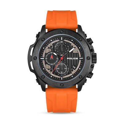Police Clout Orb Silicone Strap Chronograph Watch 50.4mm