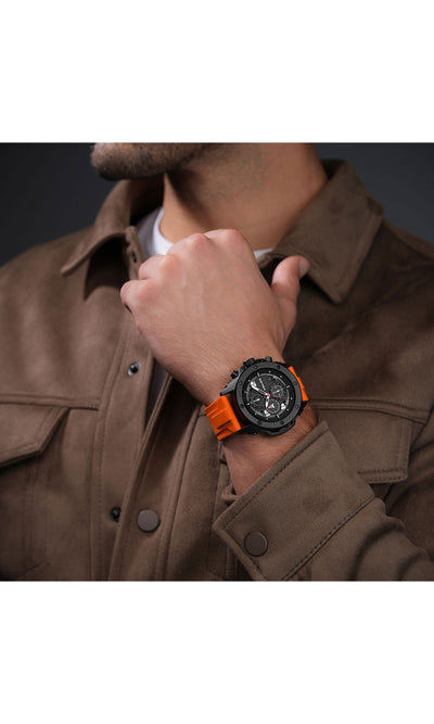 Police Clout Orb Silicone Strap Chronograph Watch 50.4mm