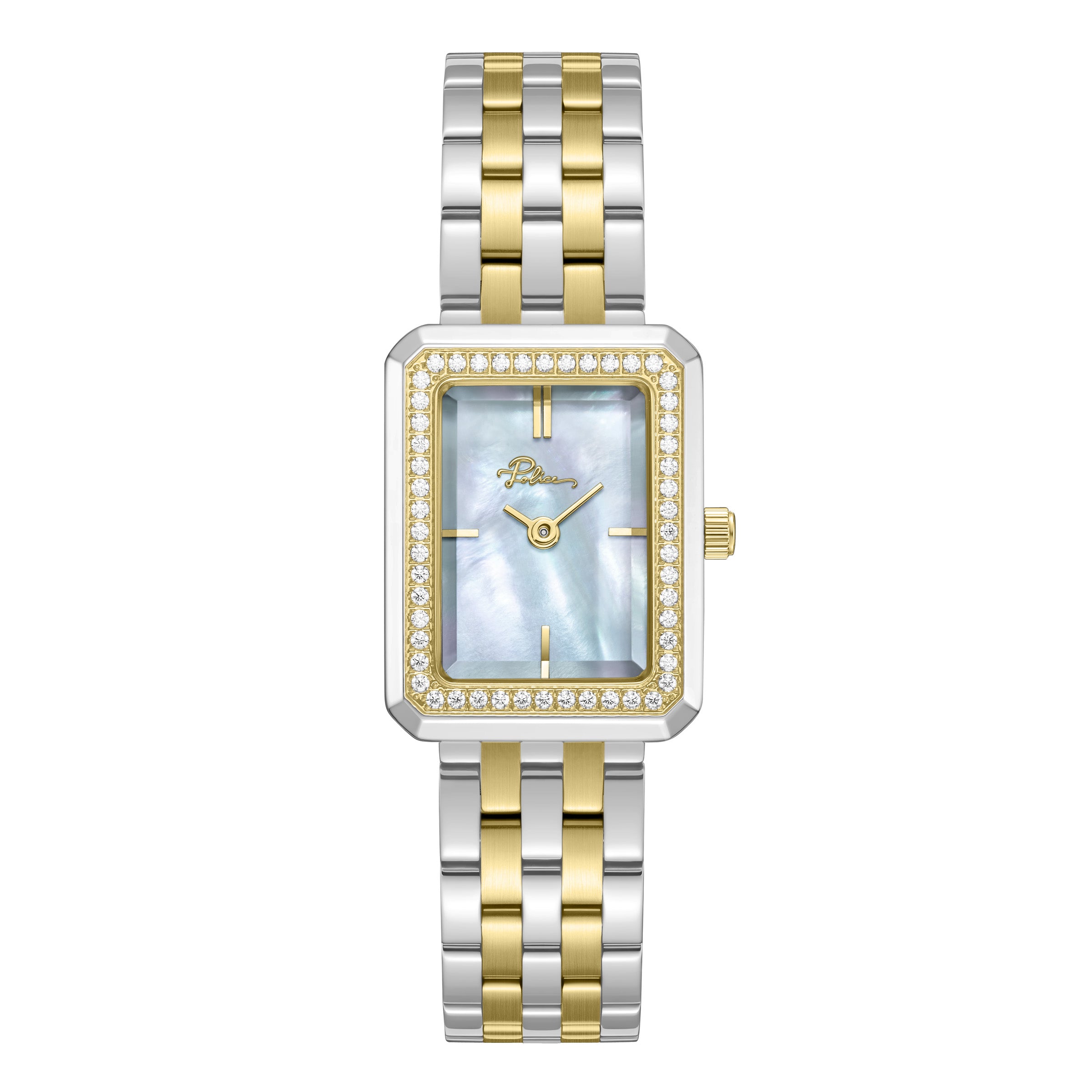 Police Uloya Genuine Leather Strap Analog Watch for Women, 21.7mm