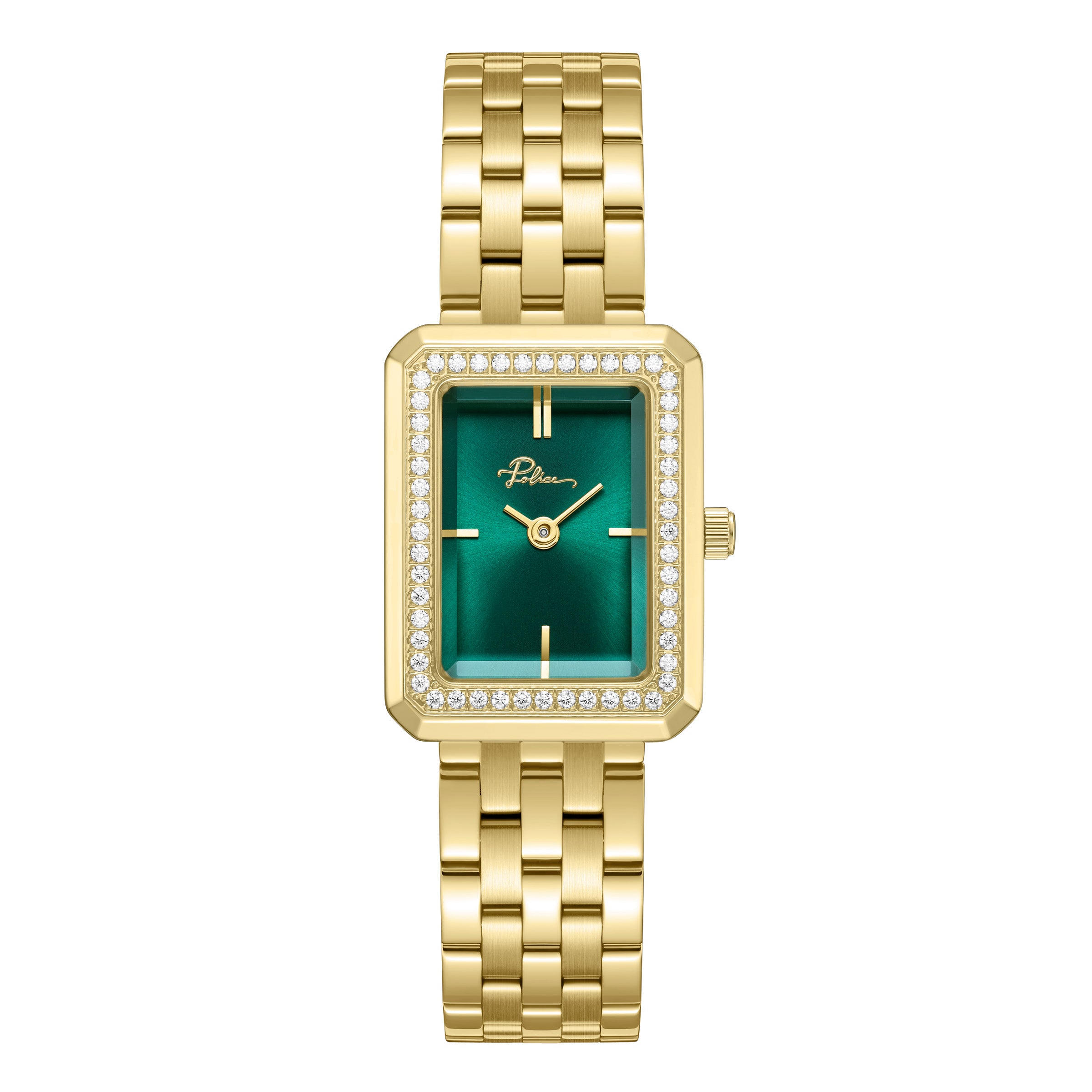 Police Uloya Genuine Leather Strap Analog Watch for Women, 21.7mm
