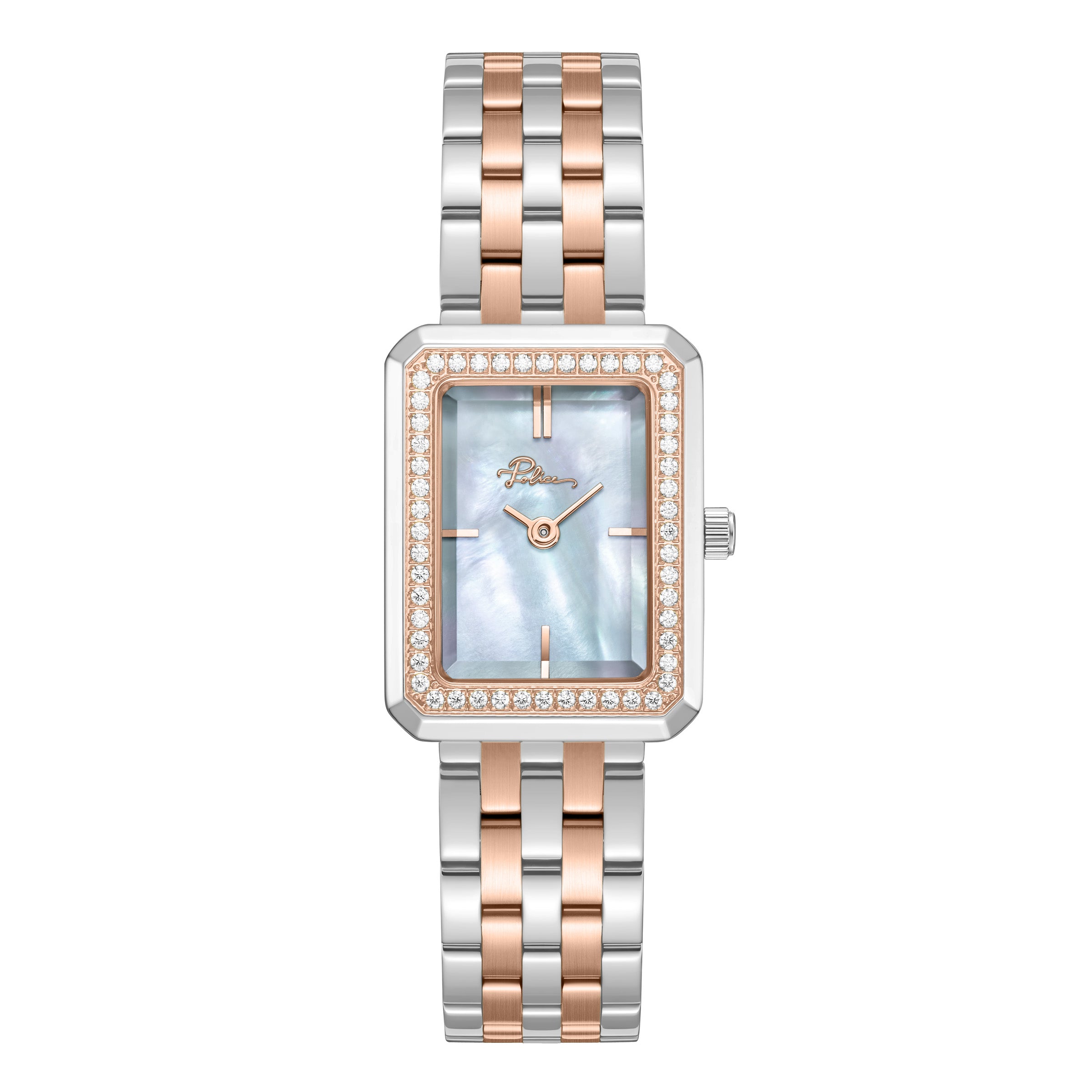 Police Uloya Genuine Leather Strap Analog Watch for Women, 21.7mm