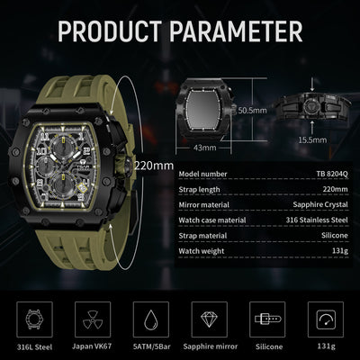 Elemental Series Men's Chronograph Watch