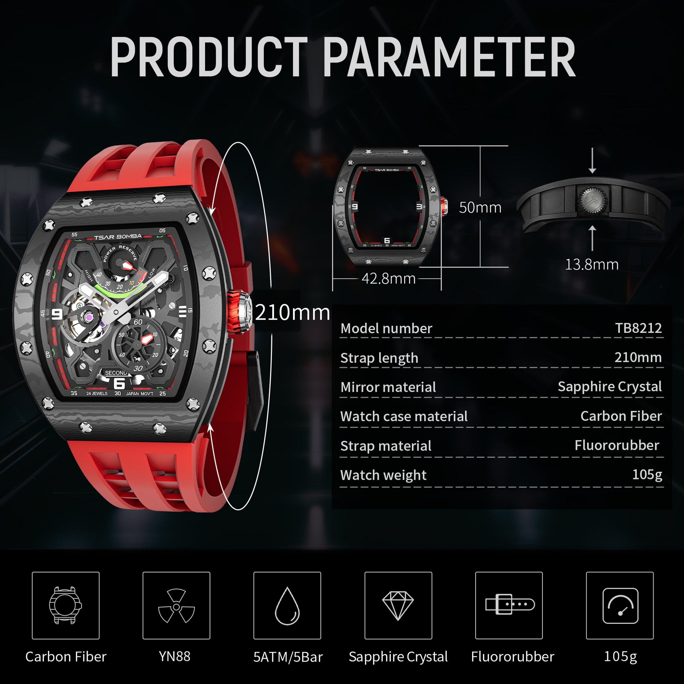 Elemental Series Men's Automatic Watch