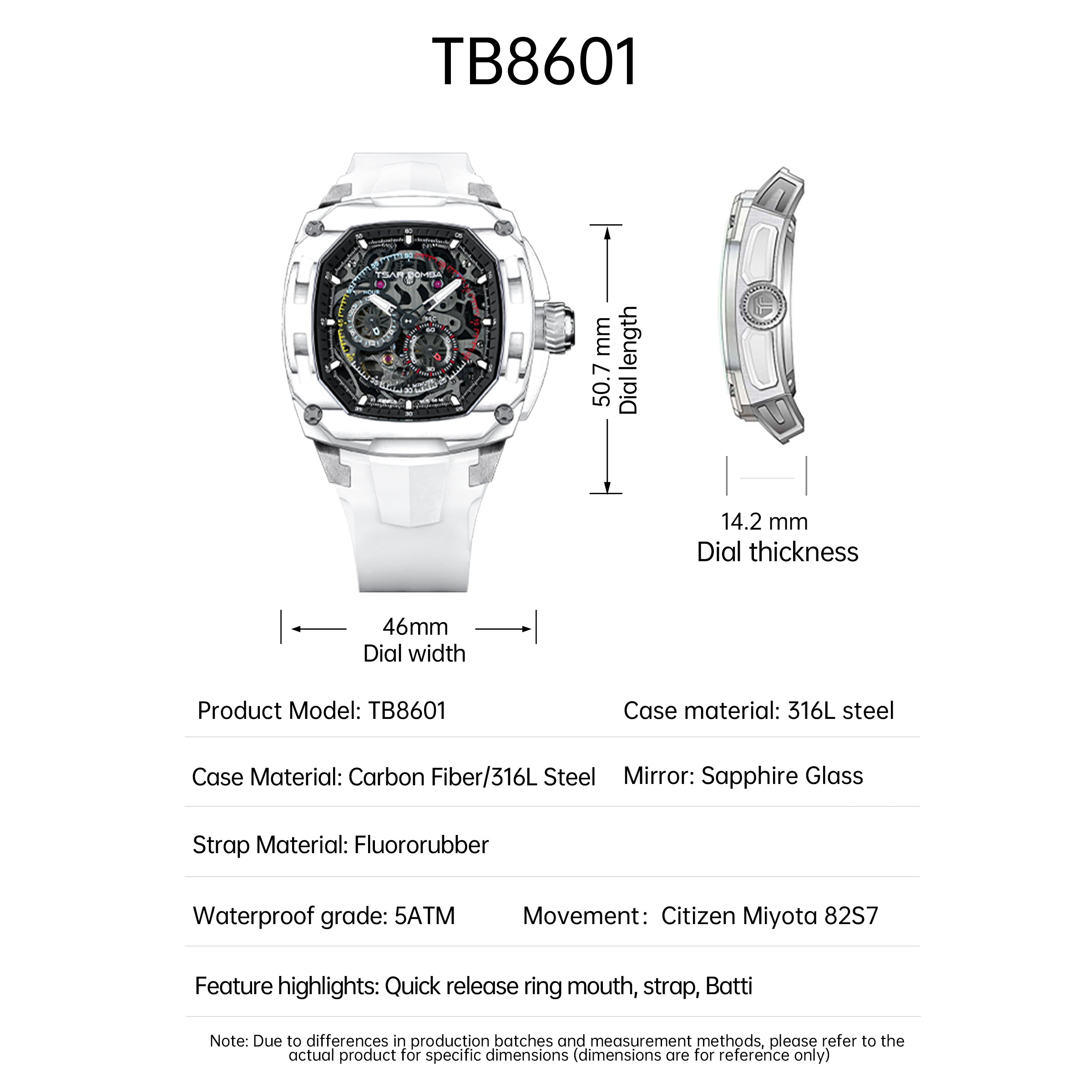 Dark Matter Series Men's Automatic Watch Set