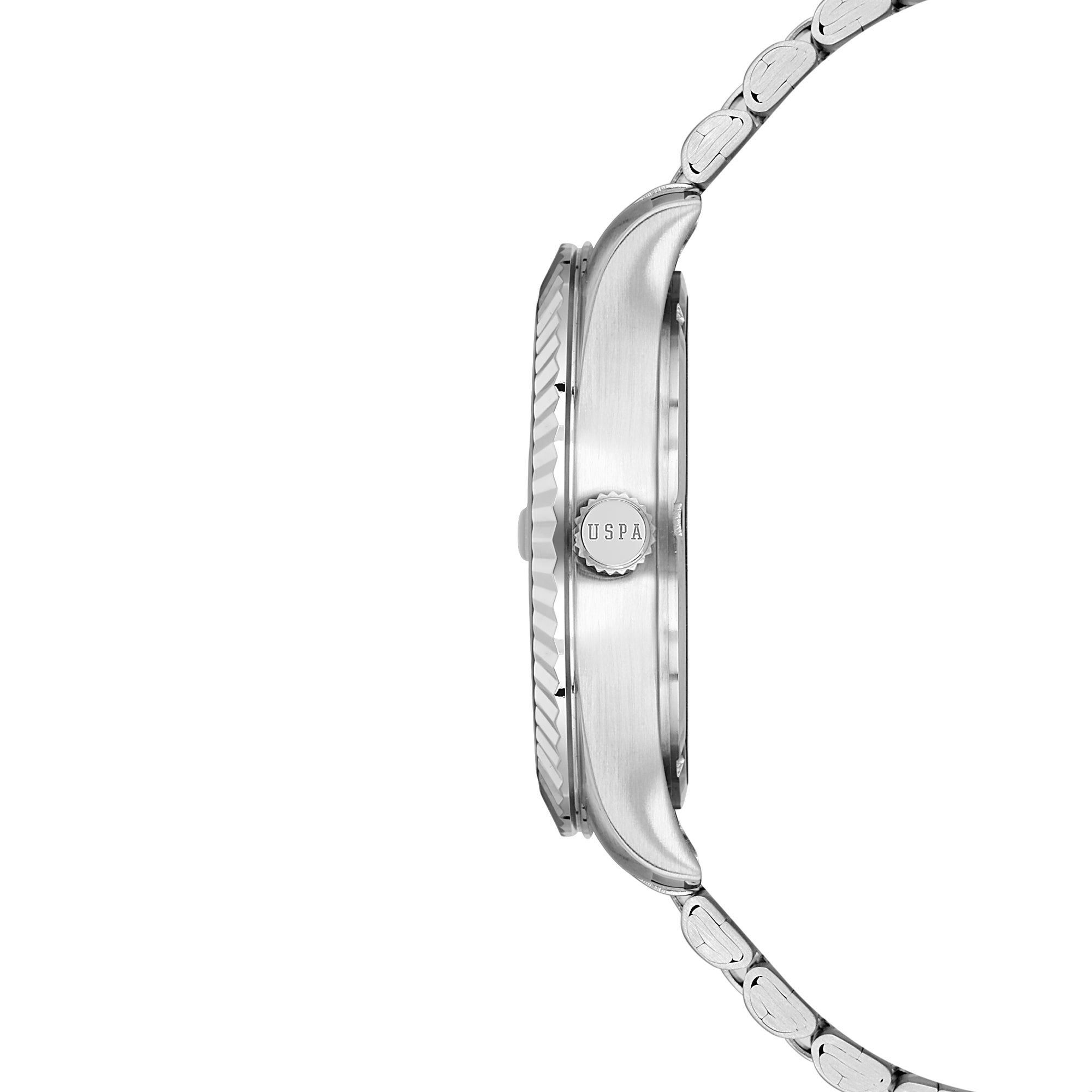 U.S. Polo Assn. Novelties Stainless Steel Bracelet Analog Watch for Men, 42mm