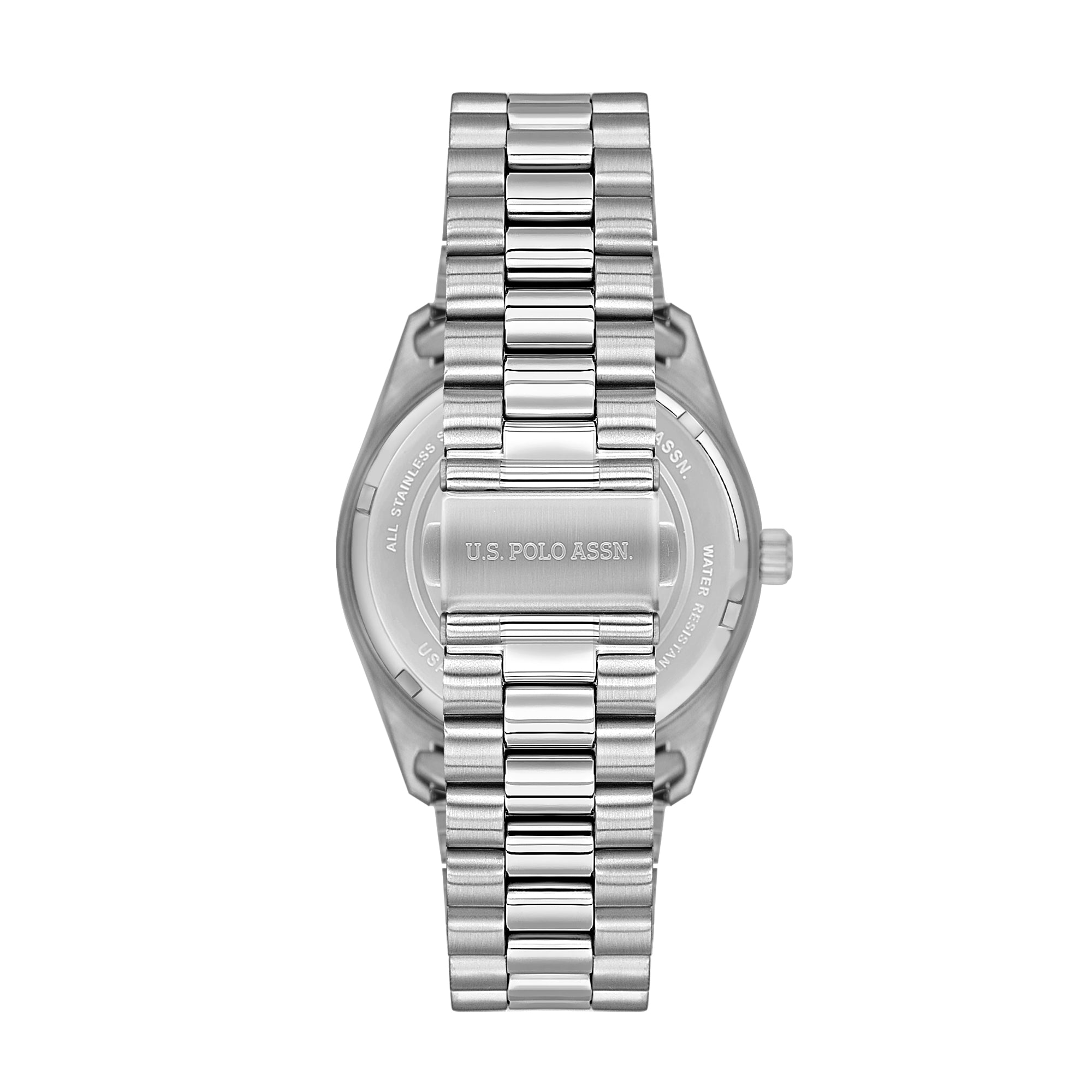 U.S. Polo Assn. Novelties Stainless Steel Bracelet Analog Watch for Men, 42mm