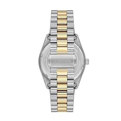 U.S. Polo Assn. Novelties Stainless Steel Bracelet Analog Watch for Men, 42mm