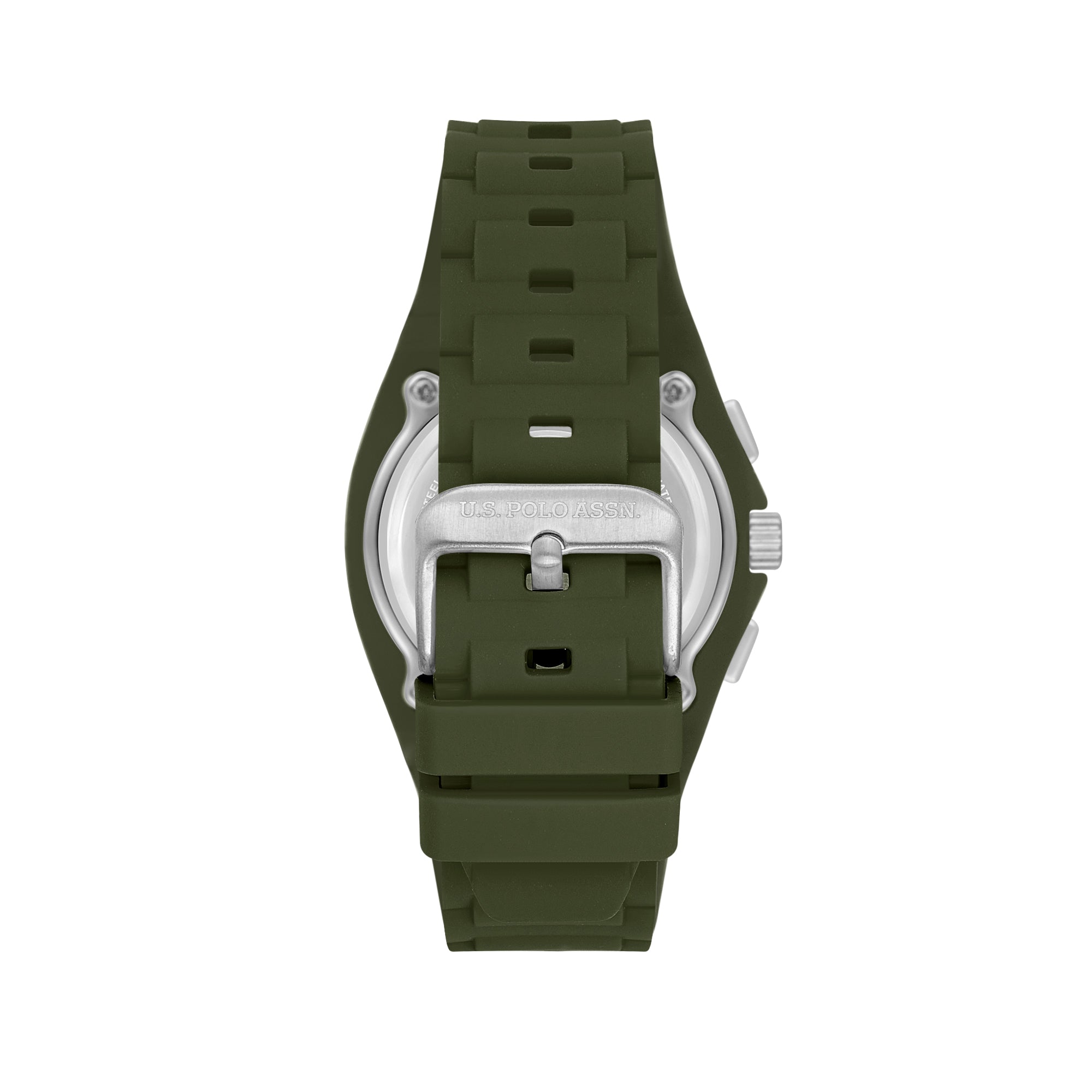 U.S. Polo Assn. Crossing Stainless Steel Bracelet Multifunction Watch fo Men, 42mm