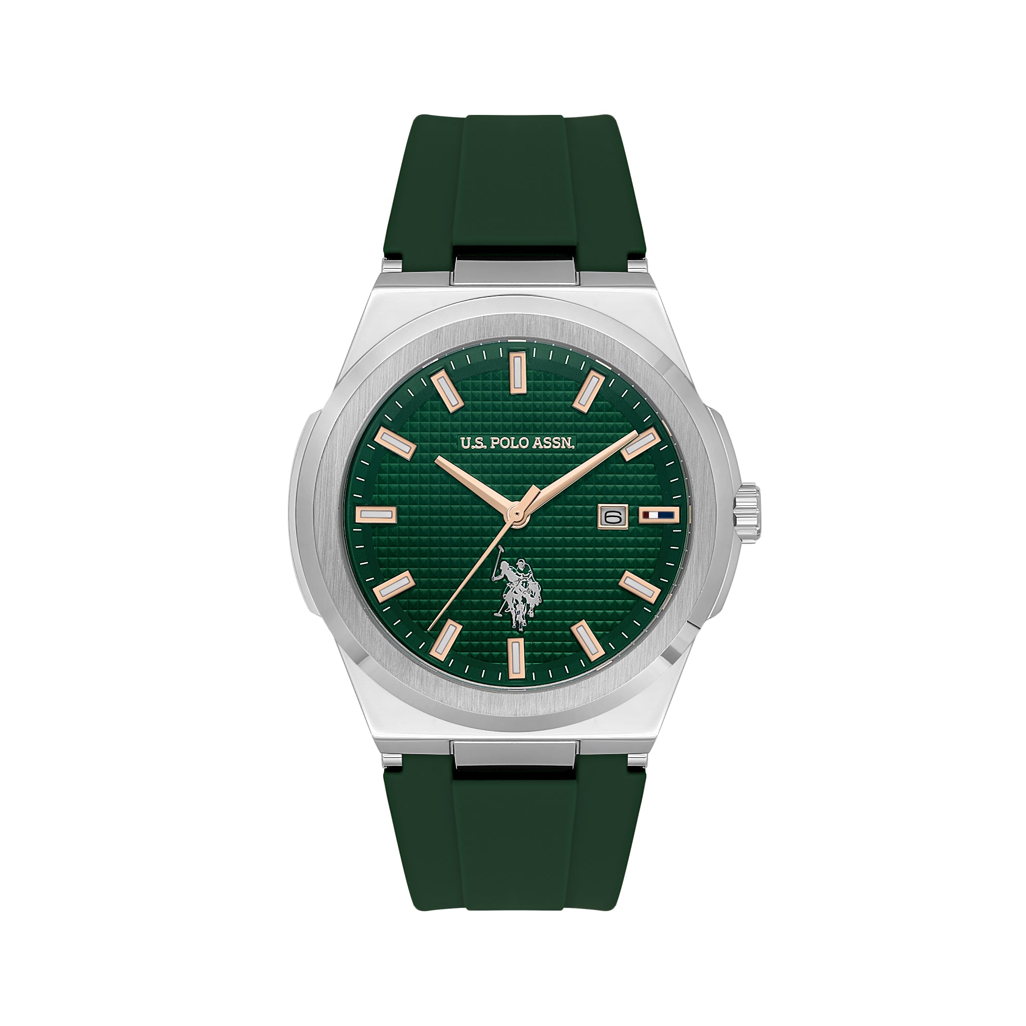 U.S. Polo Assn. Novelties Stainless Steel Bracelet Analog Watch for Men, 44mm