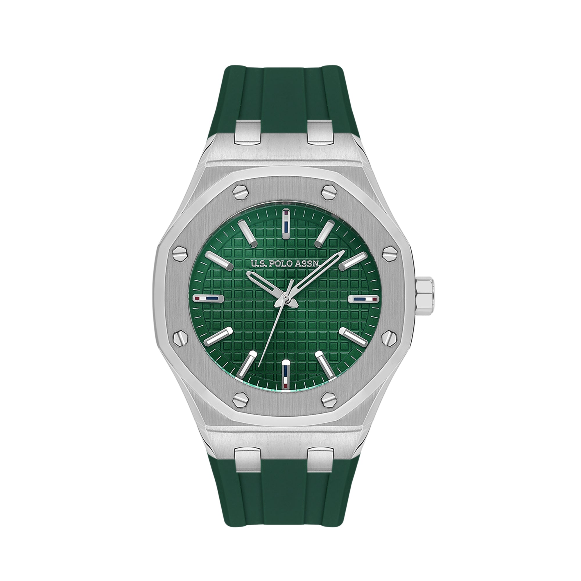 U.S. Polo Assn. Novelties Stainless Steel Bracelet Analog Watch for Men, 42mm
