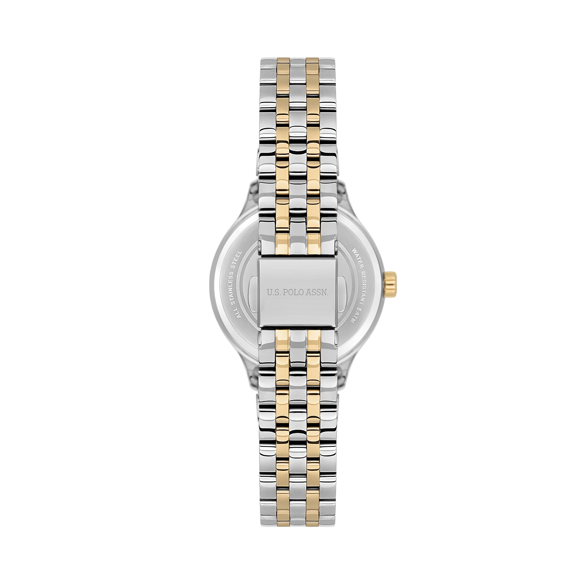 U.S. Polo Assn. Stile Stainless Steel Bracelet Analog Watch for Women, 30mm