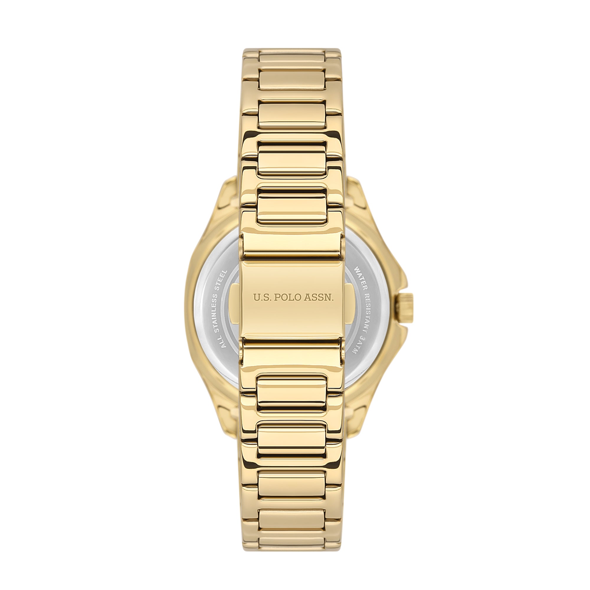 U.S. Polo Assn. Stile Stainless Steel Bracelet Analog Watch for Women, 32mm
