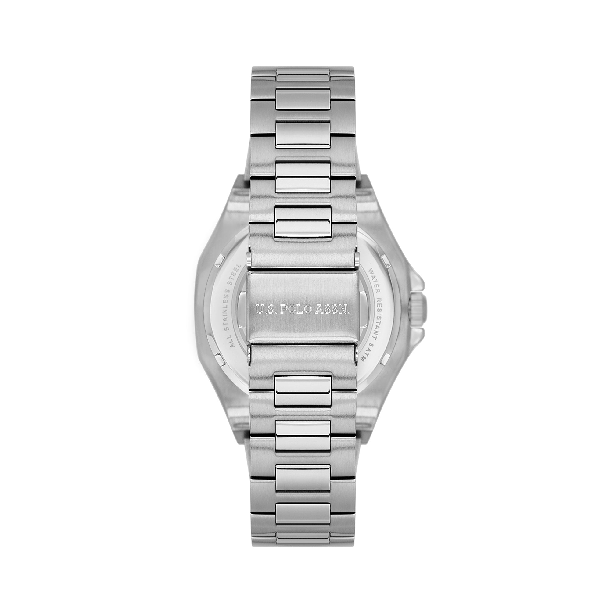 U.S. Polo Assn. Novelties Stainless Steel Bracelet Analog Watch for Women, 36mm