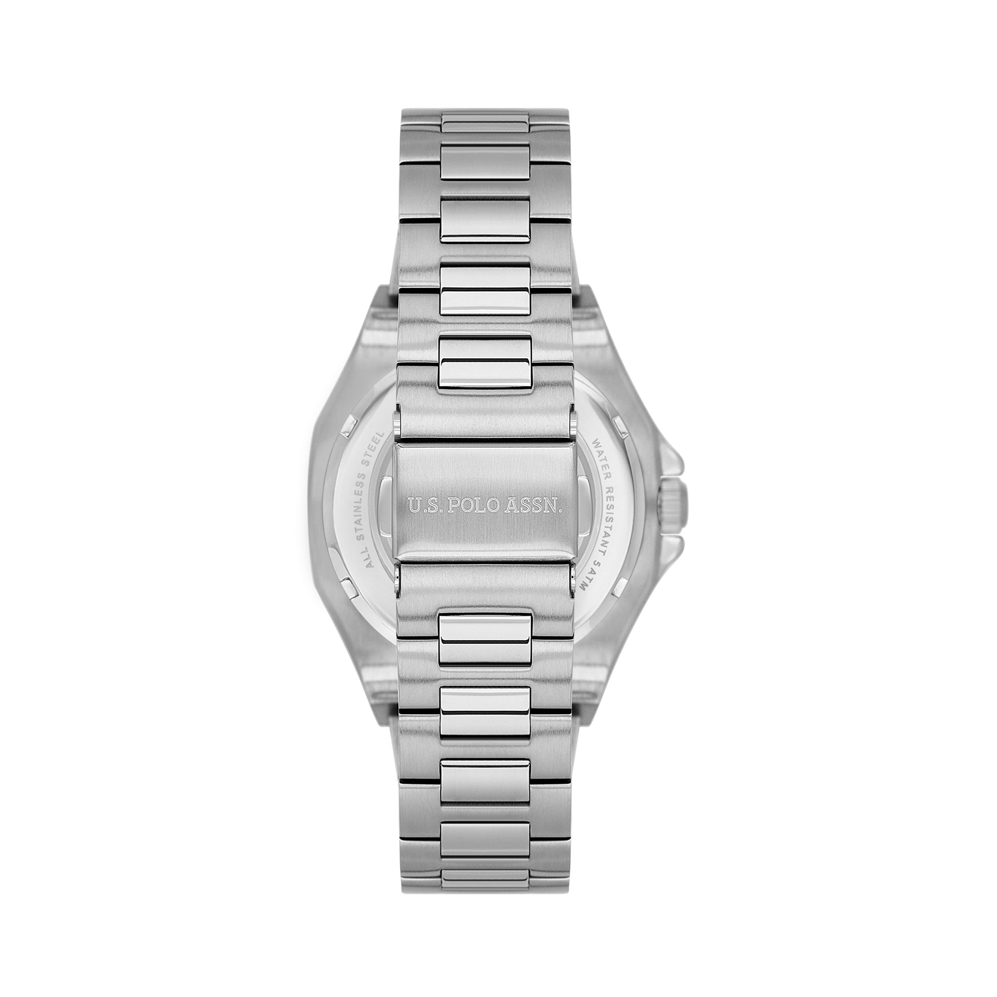U.S. Polo Assn. Novelties Stainless Steel Bracelet Analog Watch for Women, 36mm